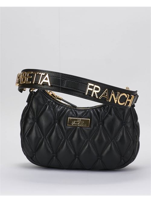 Embossed fabric hobo bag with lettering Elisabetta Franchi ELISABETTA FRANCHI | Bag | BS63A47E2110